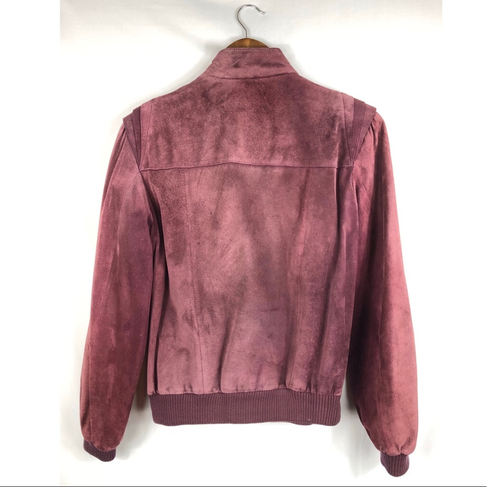 Dramatic Shoulder Soft Leather Jacket - image 2